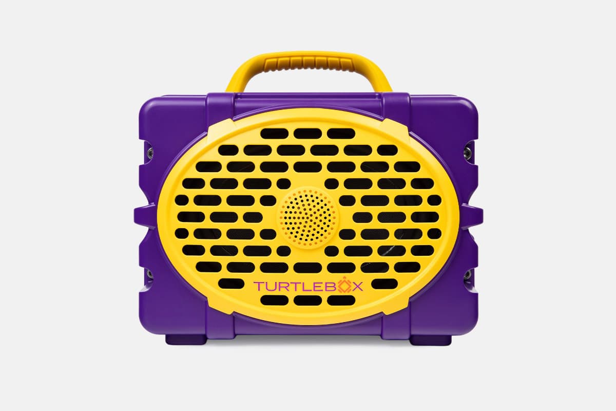 Purple & Gold Original speaker front view no-gallery