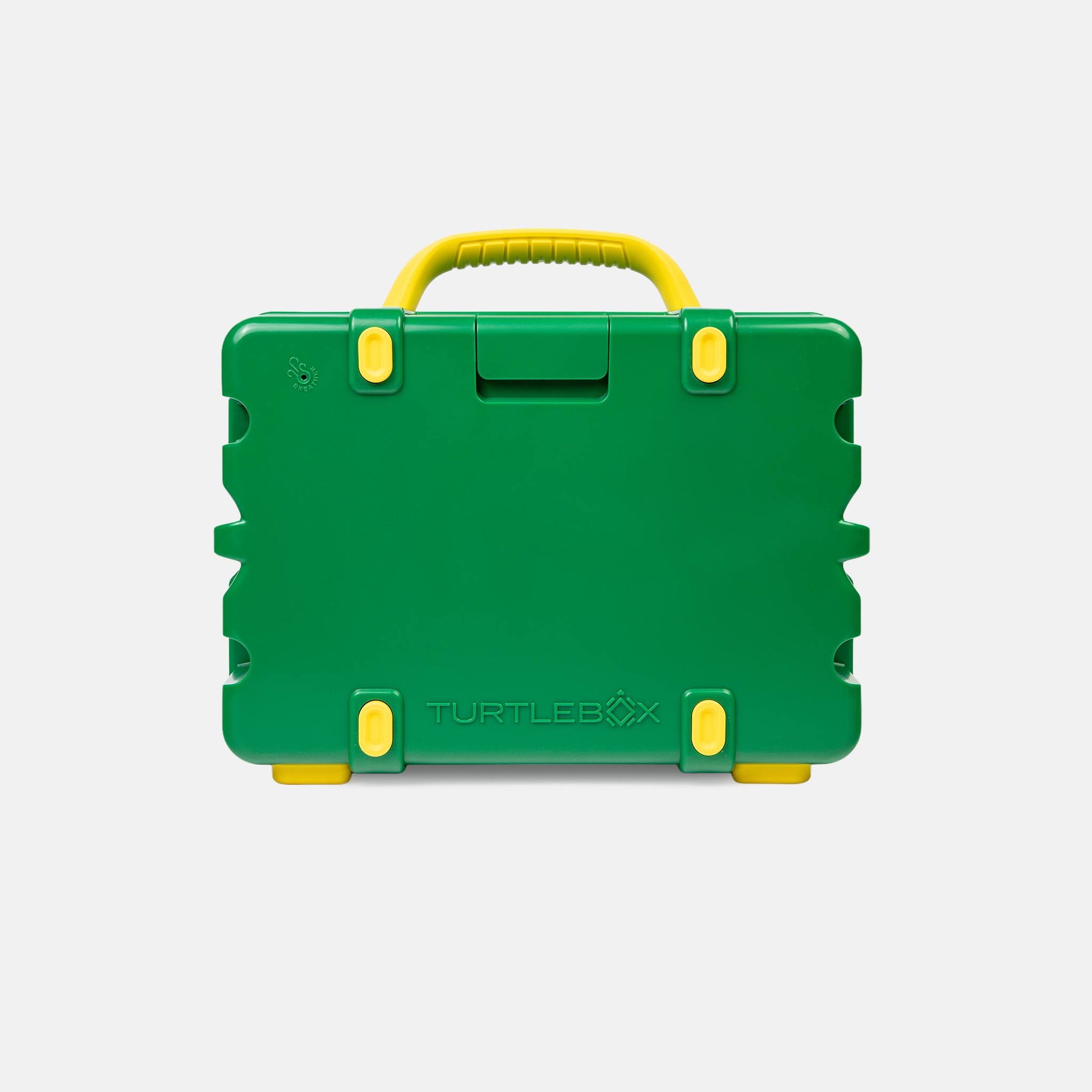 Green & Yellow Oregon Original speaker back view  #speaker-color_green-yellow-gameday-series