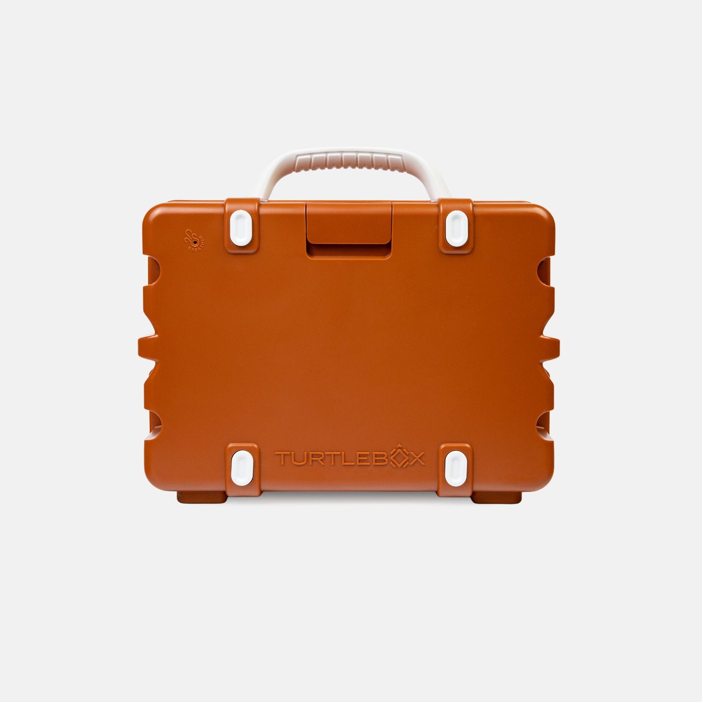 Burnt Orange & White UT Original speaker back view  #speaker-color_burnt-orange-white-gameday-series