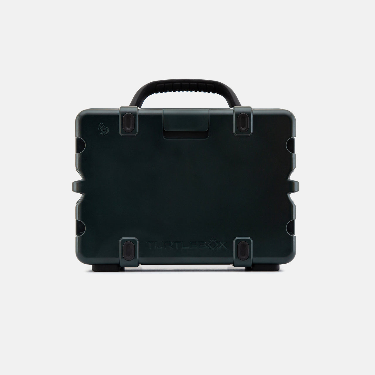 Turtlebox Original speaker in green back view #speaker-color_green