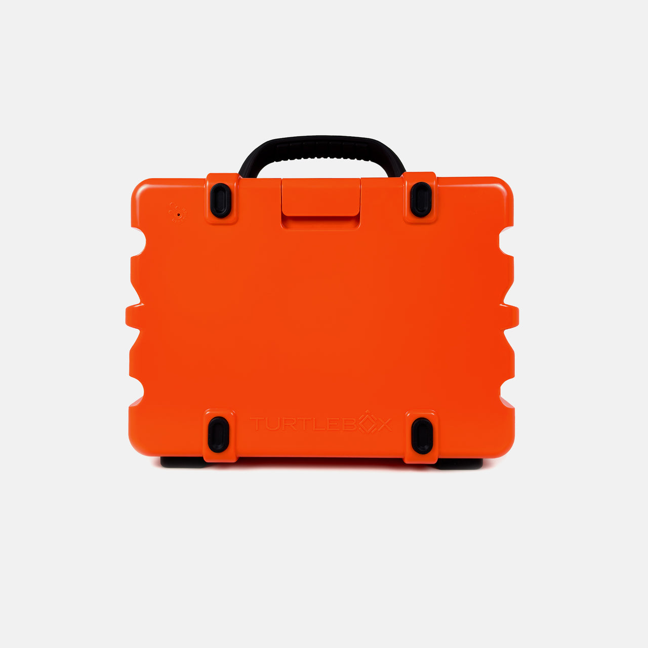 Turtlebox Original speaker in orange back view #speaker-color_orange