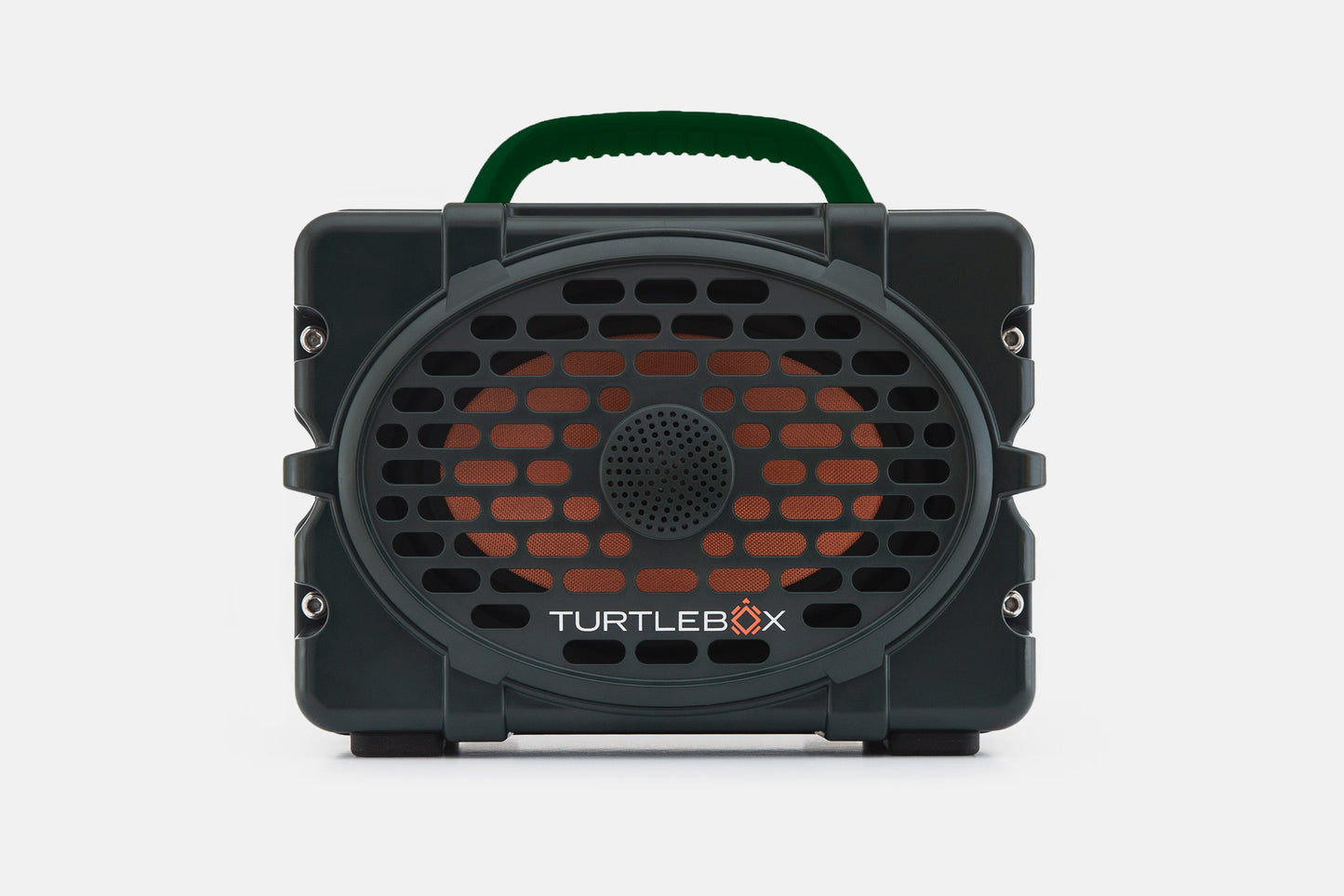 Turtlebox Original speaker in green with green handle no-gallery