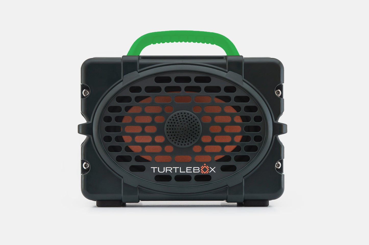 Turtlebox Original speaker in green with kelly green handle no-gallery