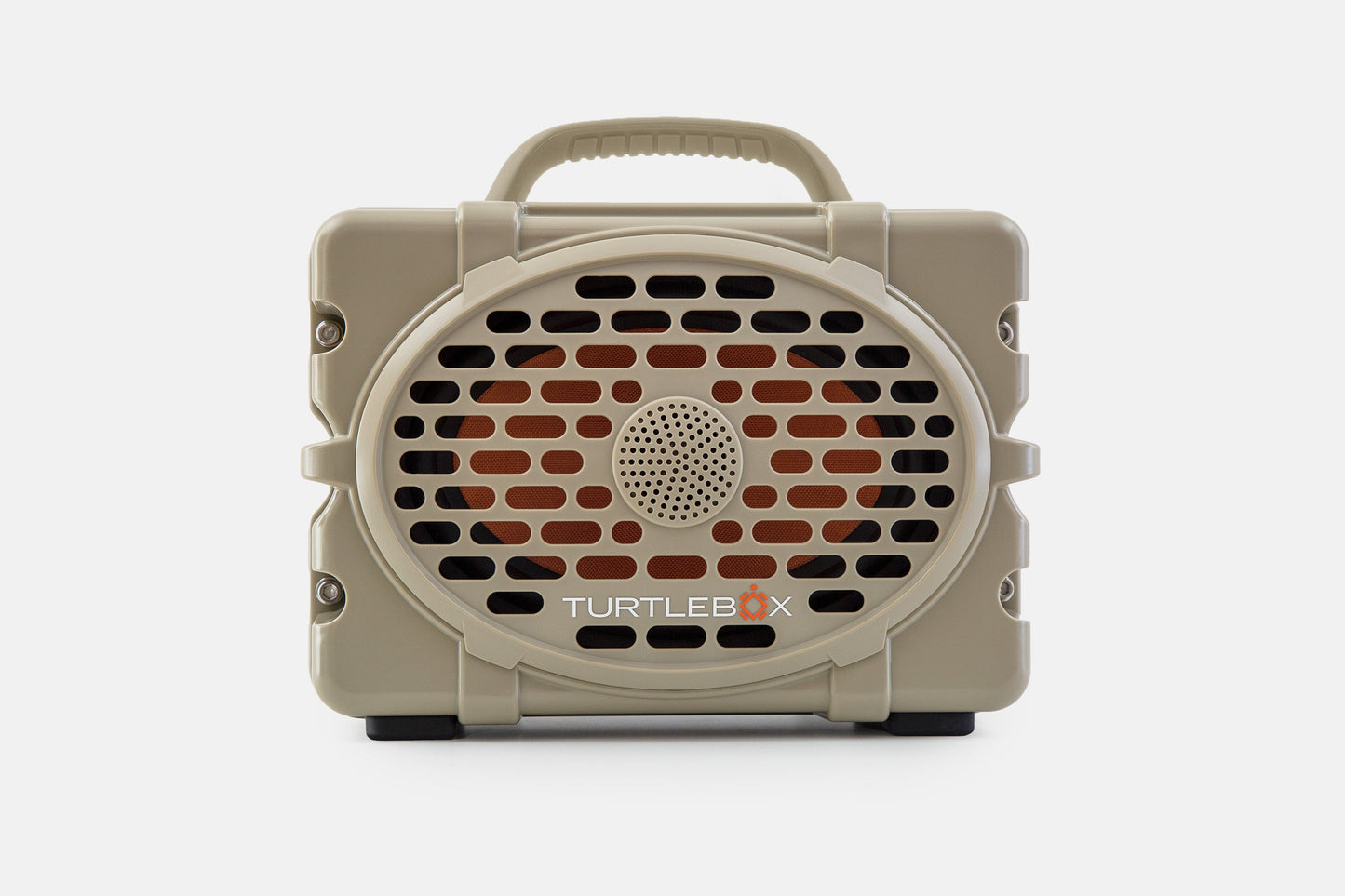 Turtlebox Original speaker in tan with tan handle no-gallery