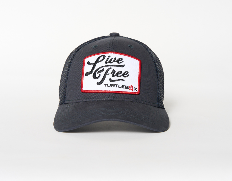 Live Free Patch Blue Hat